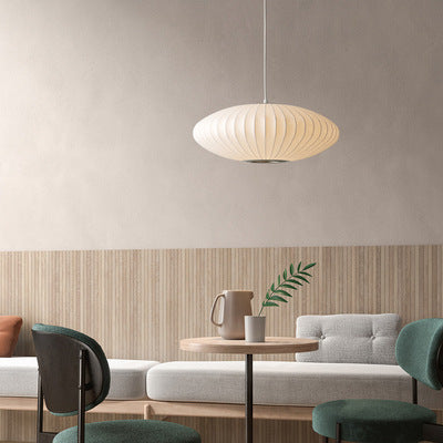 Minimalist Round Ball LED Chandelier – Single-Head Pendant – Duvencioglu