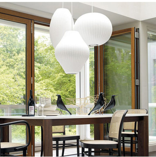 Minimalist Round Ball LED Chandelier – Single-Head Pendant – Duvencioglu