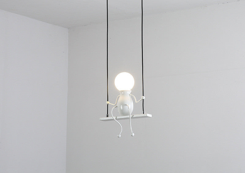 Nordic Wrought-Iron LED Chandelier – 6-Light Minimalist Pendant – Duvencioglu