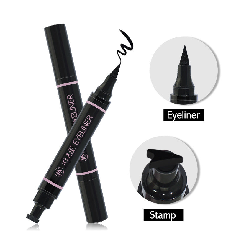 Dual-Sided Eyeliner Pen & Winged Tattoo Stamp Set – Duvencioglu