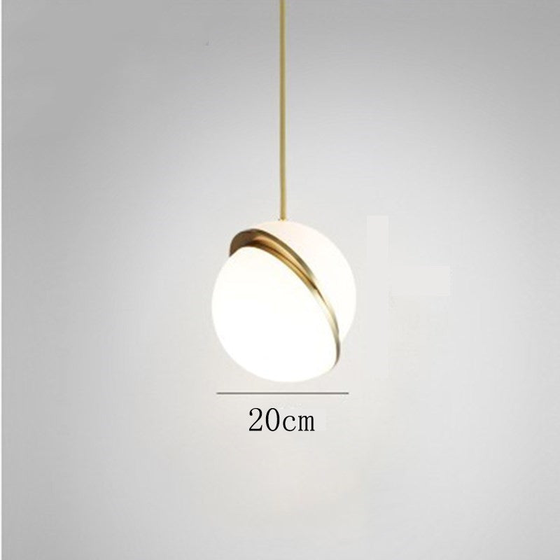 Modern Simple Wrought-Iron LED Pendant – Single-Head Chandelier (Ø15–40 cm) – Duvencioglu