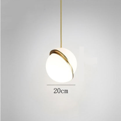 Modern Simple Wrought-Iron LED Pendant – Single-Head Chandelier (Ø15–40 cm) – Duvencioglu