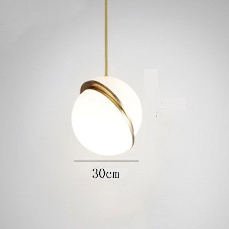 Modern Simple Wrought-Iron LED Pendant – Single-Head Chandelier (Ø15–40 cm) – Duvencioglu