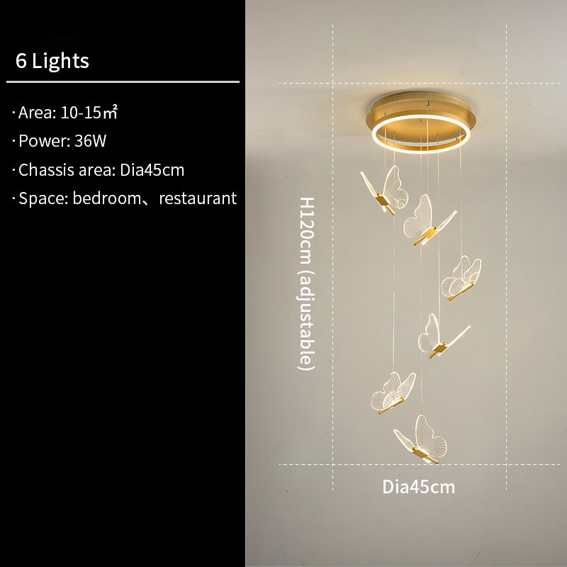 Duplex Revolving LED Chandelier – 3–24 Heads Gold Pendant – Duvencioglu