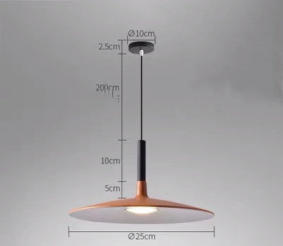 Nordic UFO LED Chandelier – Luxury Aluminum Pendant – Duvencioglu