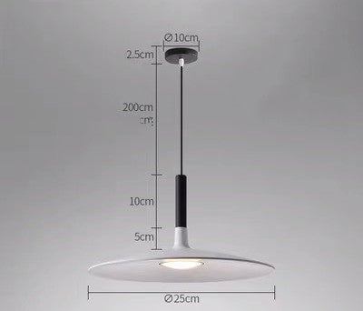 Nordic UFO LED Chandelier – Luxury Aluminum Pendant – Duvencioglu