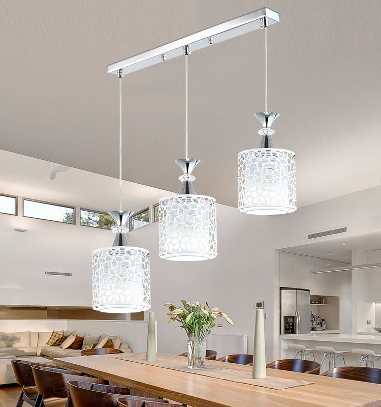 Nordic Minimalist Single-Head Iron LED Chandelier – Small Pendant – Duvencioglu