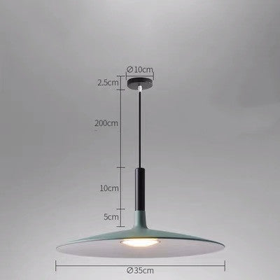 Nordic UFO LED Chandelier – Luxury Aluminum Pendant – Duvencioglu