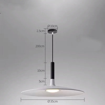 Nordic UFO LED Chandelier – Luxury Aluminum Pendant – Duvencioglu