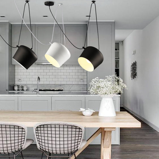 Modern Aluminum-Alloy LED Snare Chandelier – Fishing-Line Pendant – Duvencioglu