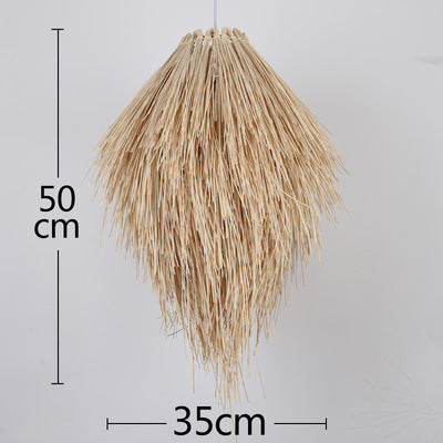 Idyllic Pinecone Rattan LED Chandelier – 300 mm Pendant – Duvencioglu