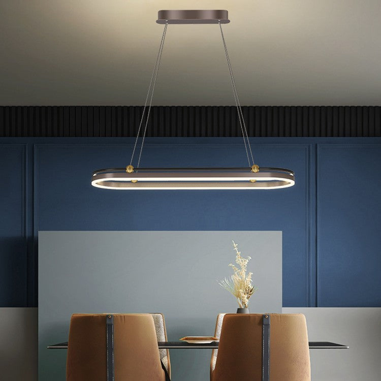 Modern Art Bar Long LED Chandelier – 10–15-Light Zinc-Alloy Pendant – Duvencioglu