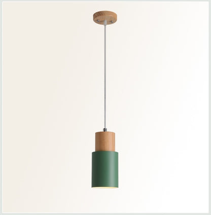 Macaron Iron LED Bedside Chandelier – Modern Minimalist Pendant – Duvencioglu