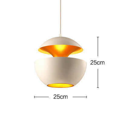 Fashion-Trumpet Aluminum LED Chandelier – Single-Head Pendant – Duvencioglu
