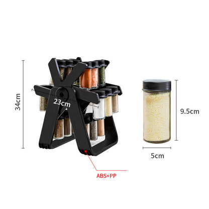 Rotating Ferris Wheel Seasoning Rack - Modern Kitchen Organizer – Duvencioglu
