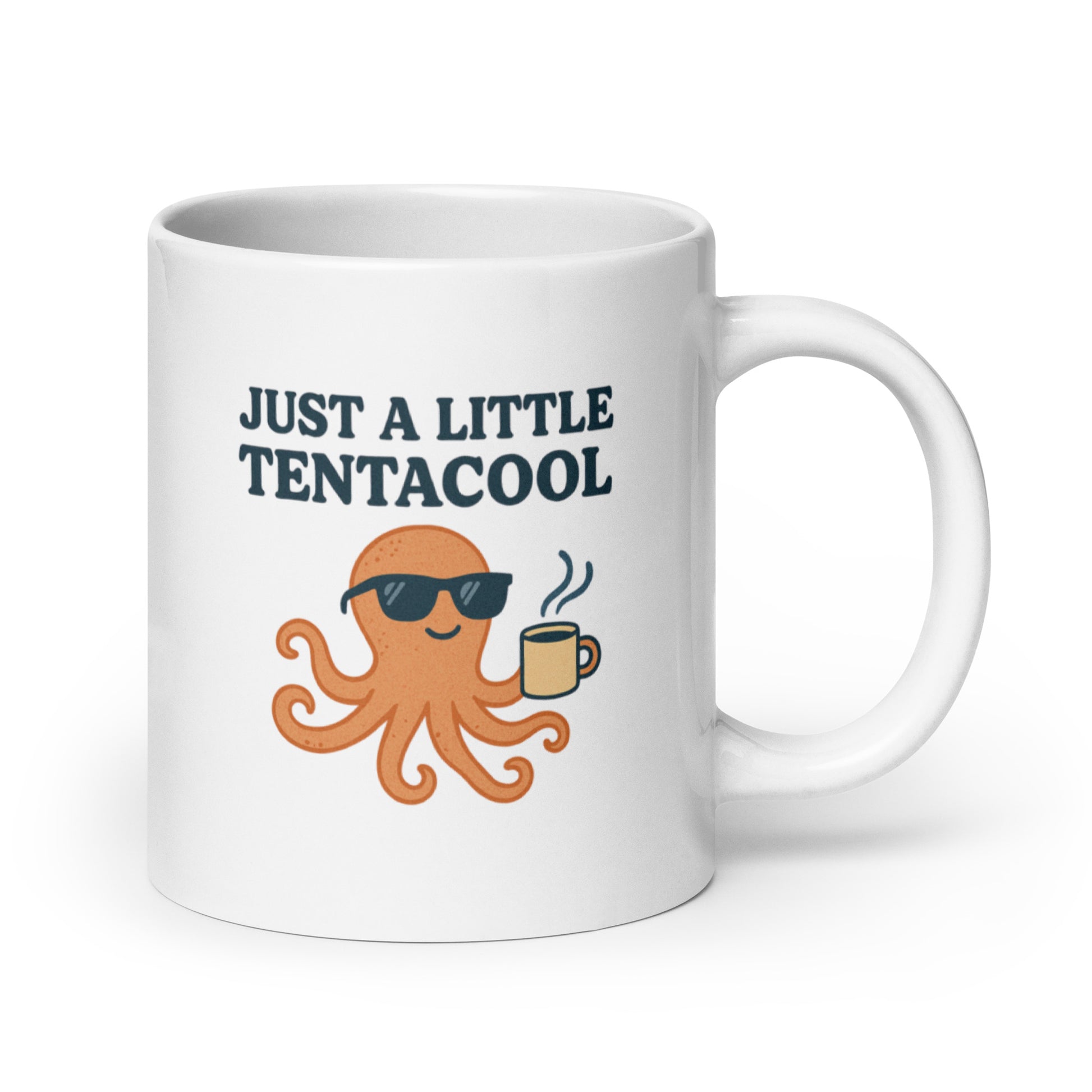 Just a Little Tentacool Mug – Cute Octopus Coffee Cup, Funny Sea Creature Gift – Duvencioglu