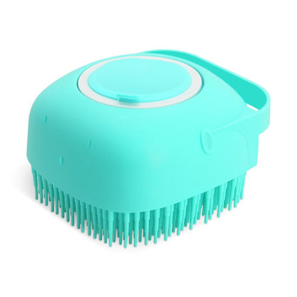 2-in-1 Pet Shampoo Massager Brush - Silicone Grooming Scrubber – Duvencioglu