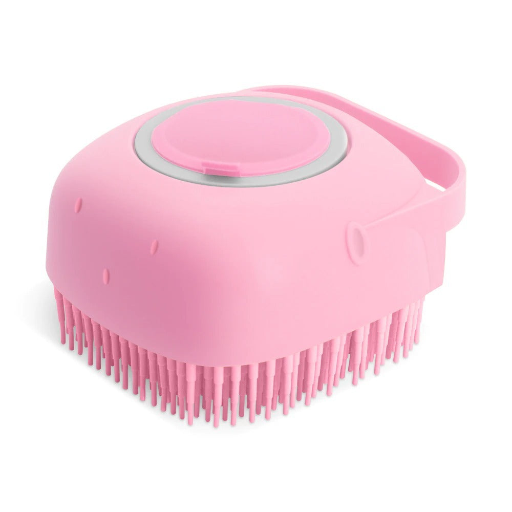2-in-1 Pet Shampoo Massager Brush - Silicone Grooming Scrubber – Duvencioglu