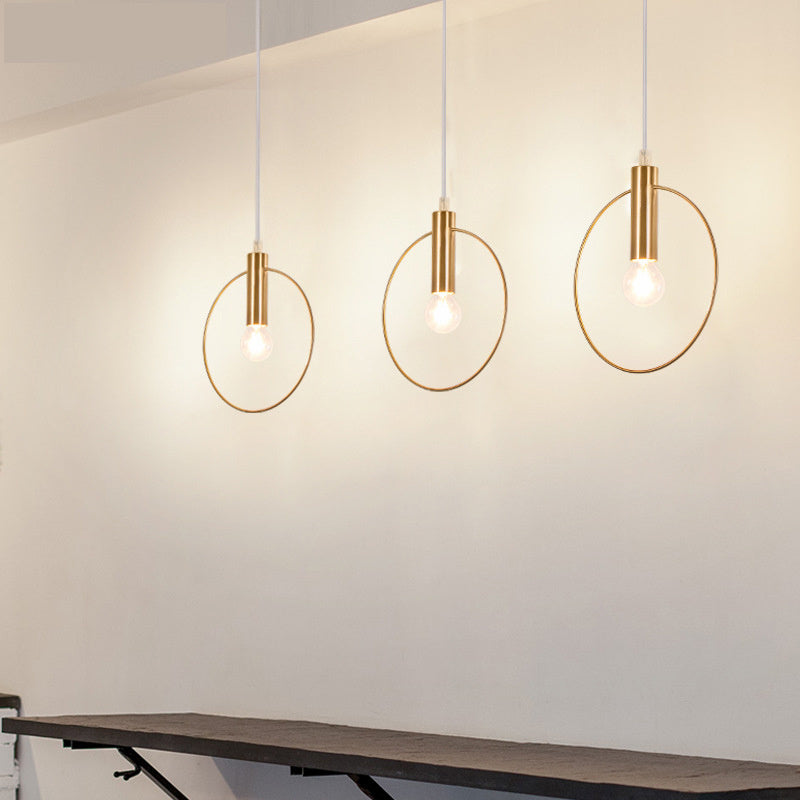Post-Modern Wrought-Iron Chandelier – Ø 200 mm & Ø 280 mm Pendant – Duvencioglu