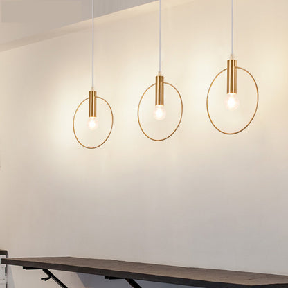 Post-Modern Wrought-Iron Chandelier – Ø 200 mm & Ø 280 mm Pendant – Duvencioglu