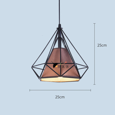 Wrought-Iron Diamond-Pattern LED Chandelier – 1.2 m Pendant – Duvencioglu