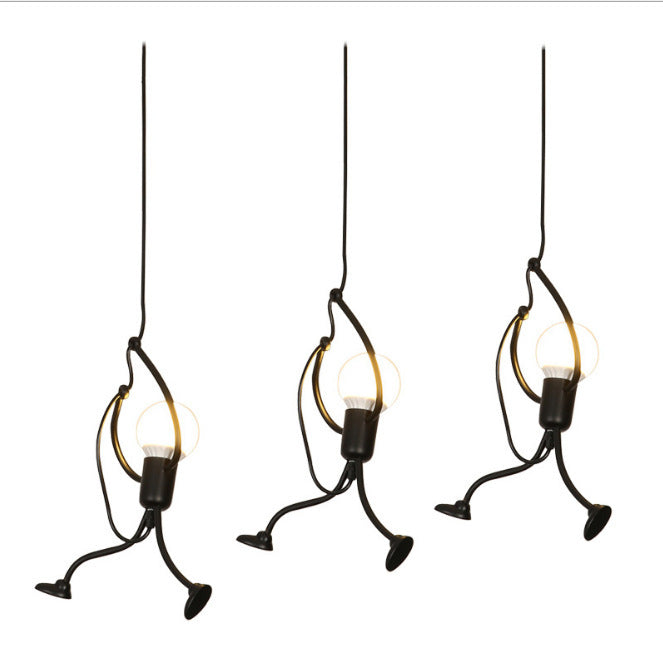 Villain-Style Iron Chandelier – 26 cm Pendant (Adjustable 140 cm) – Duvencioglu