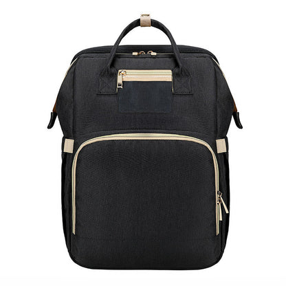 The All-in-One Travel Diaper Bag with Foldable Crib & Changing Station
