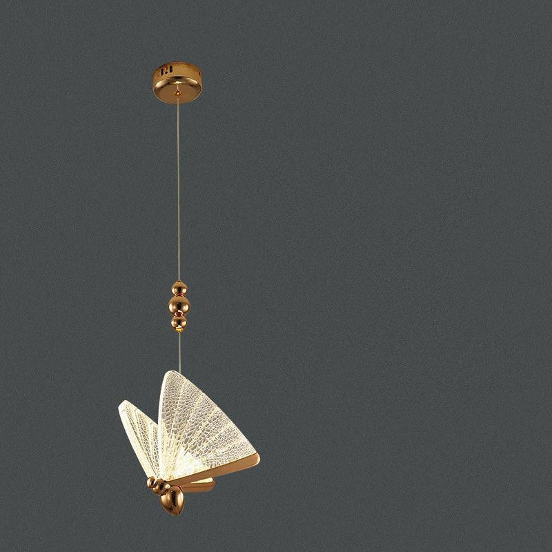 Modern Butterfly Crystal Mini Chandelier – LED Pendant Light for B&B & Staircase – Duvencioglu