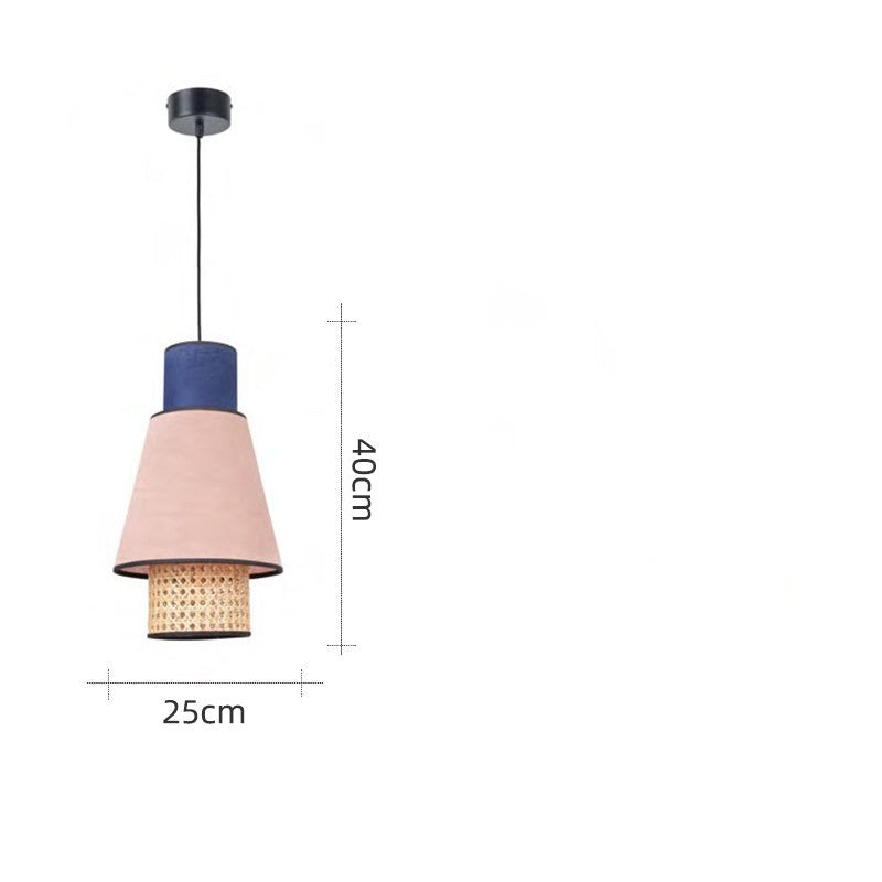 Japanese-Style Handwoven Rattan LED Chandelier – 3000 K Pendant – Duvencioglu