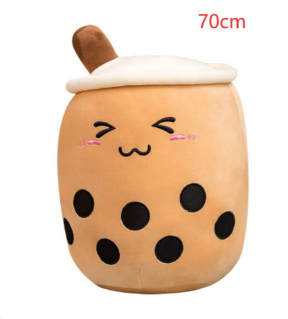 The Original Kawaii Boba Tea Plush Pillow | Super Soft Bubble Tea Cuddle Companion