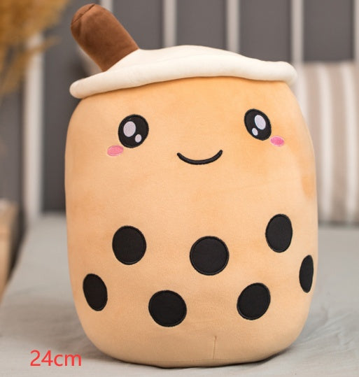 The Original Kawaii Boba Tea Plush Pillow | Super Soft Bubble Tea Cuddle Companion