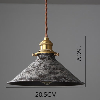Cafe Simple Modern Pendant Light - Copper & Iron Living Room Lamp – Duvencioglu