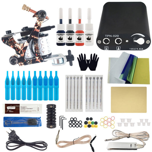 Complete Beginner Tattoo Machine Set - All-in-One Professional Kit – Duvencioglu