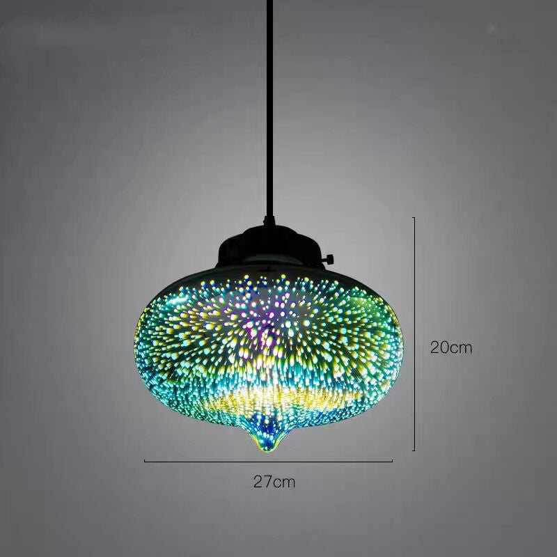 Creative Glass Art Chandelier - Modern & Simple Pendant Light – Duvencioglu