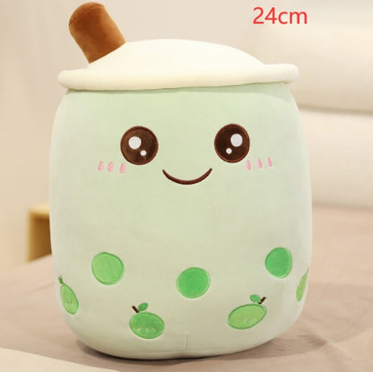 The Original Kawaii Boba Tea Plush Pillow | Super Soft Bubble Tea Cuddle Companion