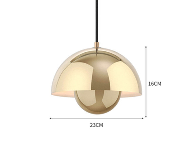 Bud Iron LED Pendant – 230 mm Single-Head Chandelier (≤36 V) – Duvencioglu