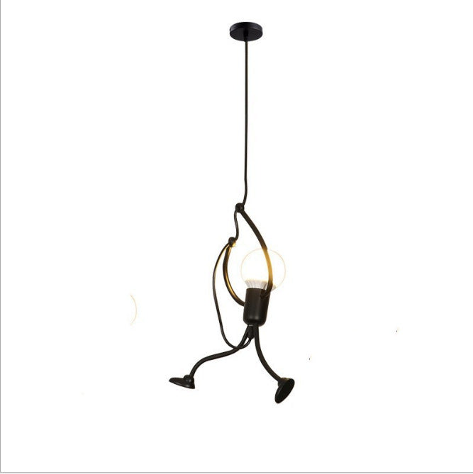 Villain-Style Iron Chandelier – 26 cm Pendant (Adjustable 140 cm) – Duvencioglu