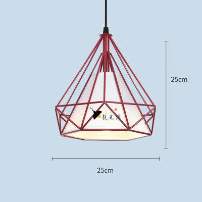 Wrought-Iron Diamond-Pattern LED Chandelier – 1.2 m Pendant – Duvencioglu