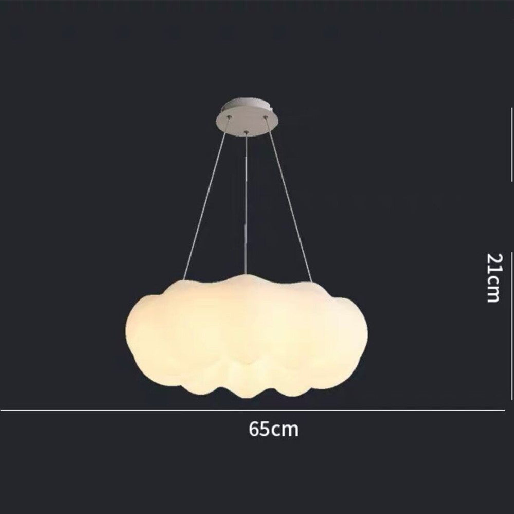 Nordic Cloud LED Chandelier – 30/45/65 cm Pendant & Flush Mount – Duvencioglu