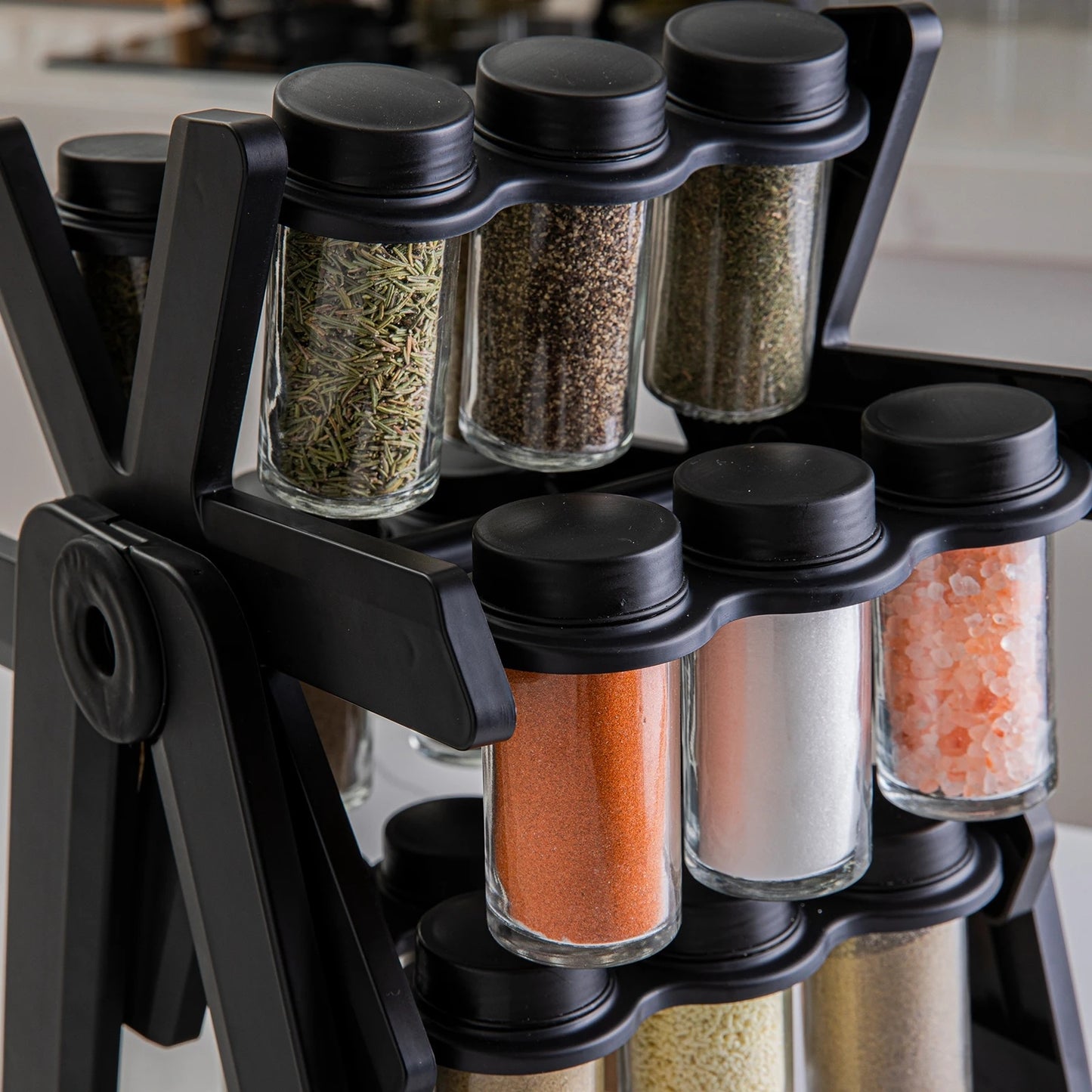 Rotating Ferris Wheel Seasoning Rack - Modern Kitchen Organizer – Duvencioglu