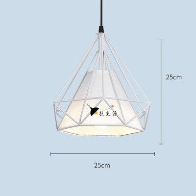 Wrought-Iron Diamond-Pattern LED Chandelier – 1.2 m Pendant – Duvencioglu