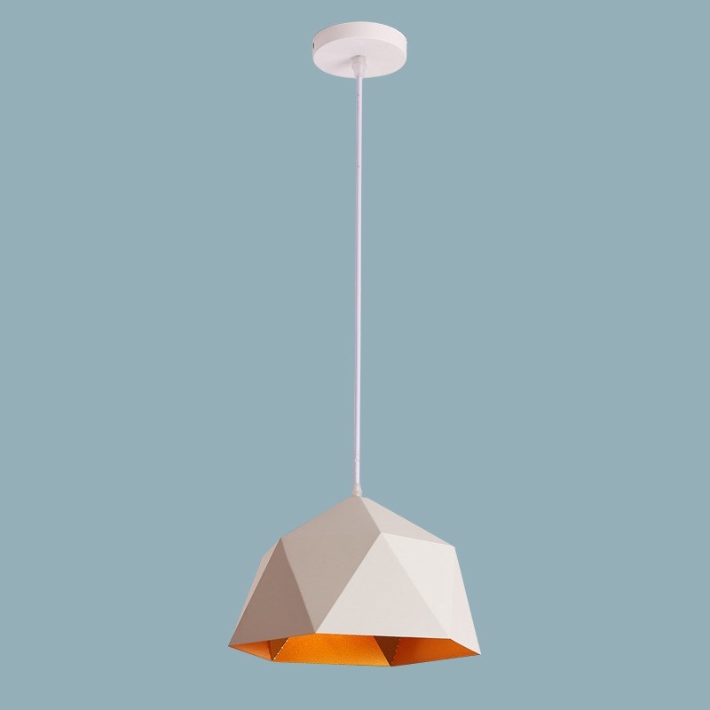 Nordic Wrought-Iron LED Chandelier – 250 mm Pendant (7 Colors) – Duvencioglu