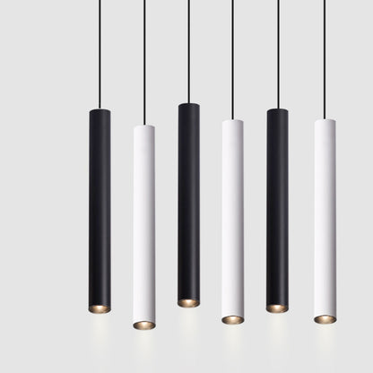 Modern Long-Tube LED Pendant Light - Minimalist Ceiling Lamp