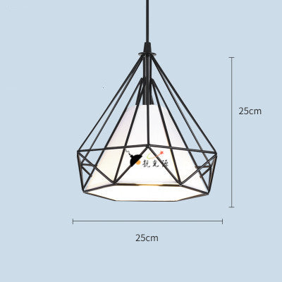 Wrought-Iron Diamond-Pattern LED Chandelier – 1.2 m Pendant – Duvencioglu