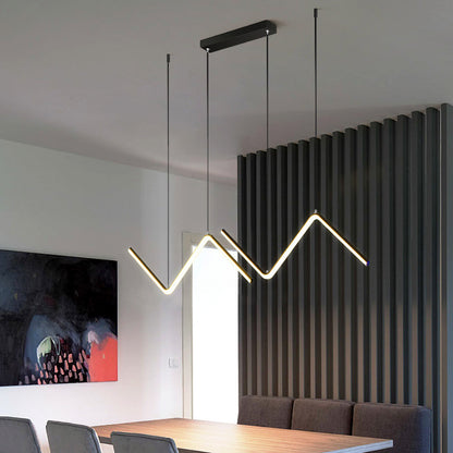Minimalist Adjustable LED Chandelier – Modern Pendant Light for Living Room & Kitchen – Duvencioglu