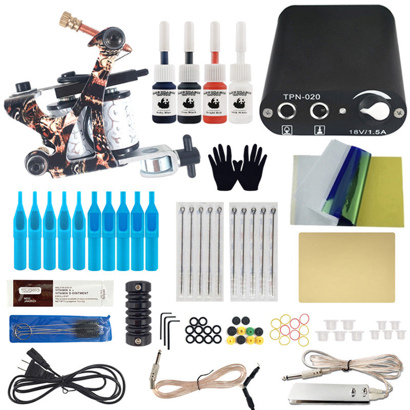 Complete Beginner Tattoo Machine Set - All-in-One Professional Kit – Duvencioglu