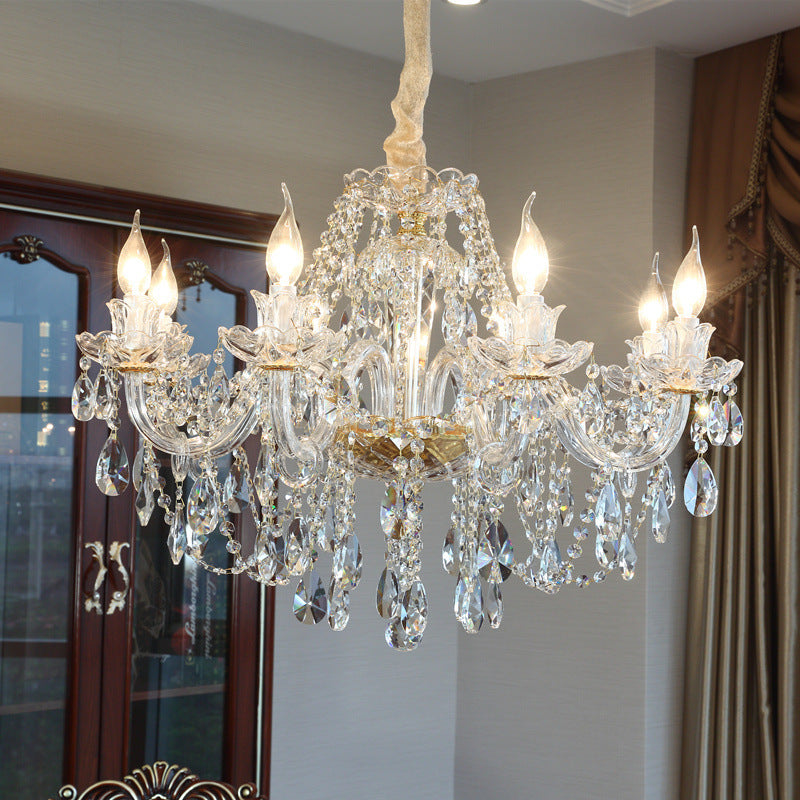 Luxury Crystal LED Ceiling Chandelier – 1100×700 mm Pendant – Duvencioglu
