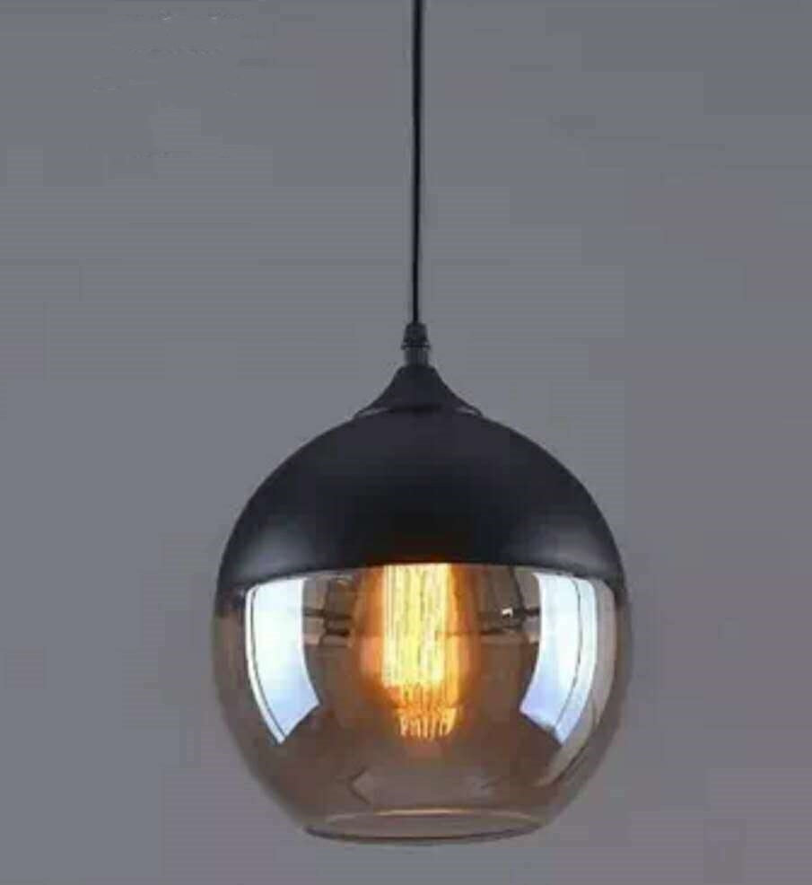 Industrial-Style Glass LED Chandelier – American Vintage Pendant – Duvencioglu