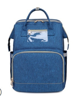 The All-in-One Travel Diaper Bag with Foldable Crib & Changing Station