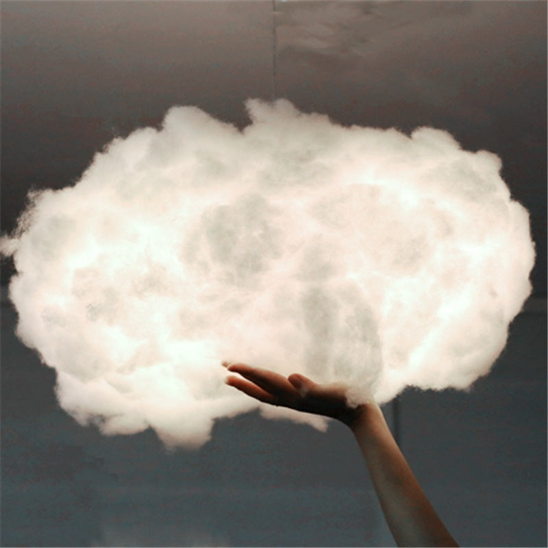 Modern Cotton-Cloud LED Chandelier – Creative Kids & Retail Pendant – Duvencioglu